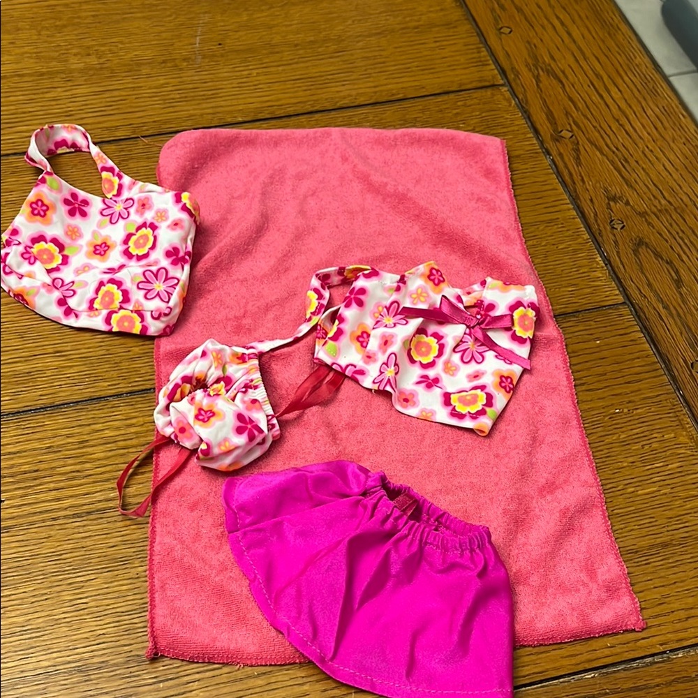 Doll swimsuit set